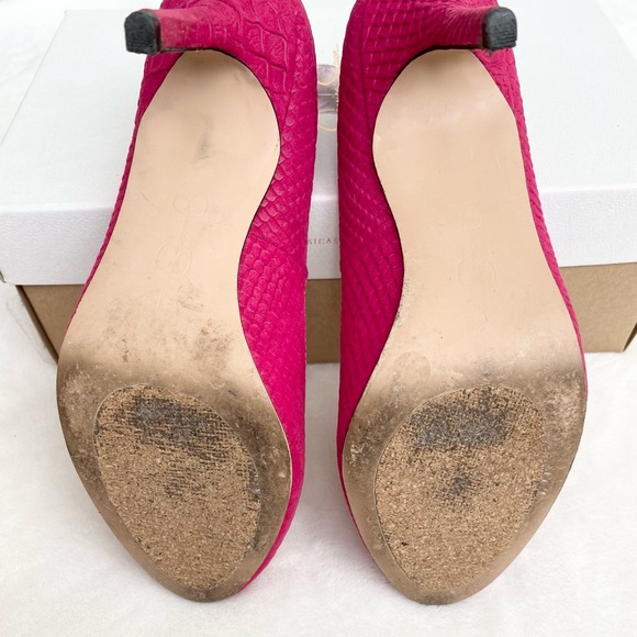 Jessica Simpson Hot Pink ‘Jesy’ Heels Size 7 - Picture 8 of 9